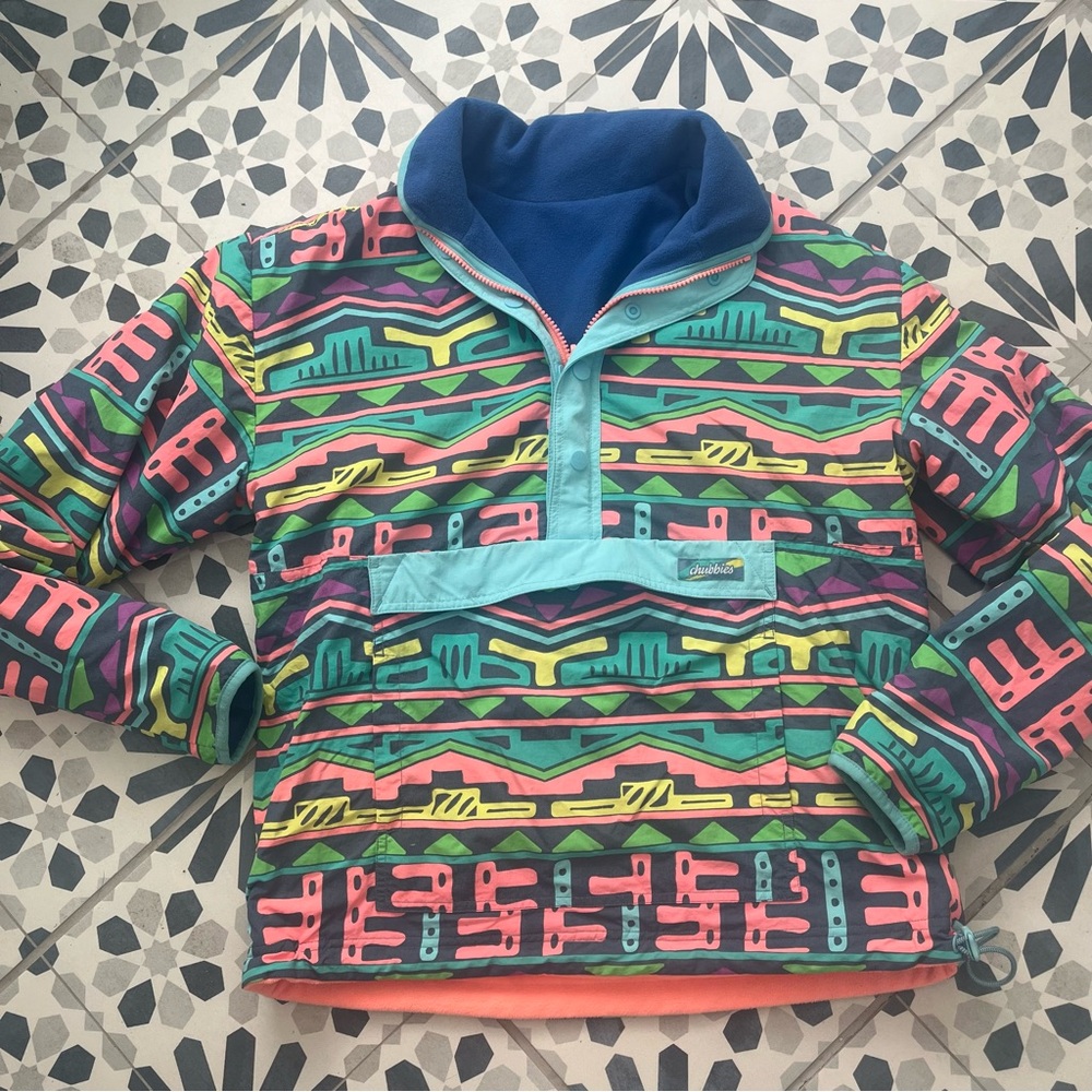 Chubbies That’s Rad Polar Fleece Reversible Aztec Print